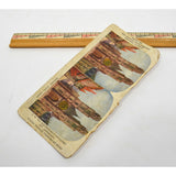 Antique AMERICAN STEREOSCOPIC CO. STEREOVIEW Dublin Cathedral QUAKER OATS c.1906