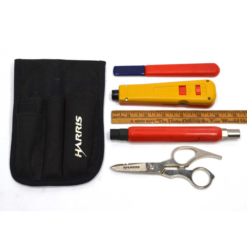 Briefly Used HARRIS-FLUKE 4 Pc. IMPACTING PUNCH-DOWN No. D914 Pro/Technician Kit